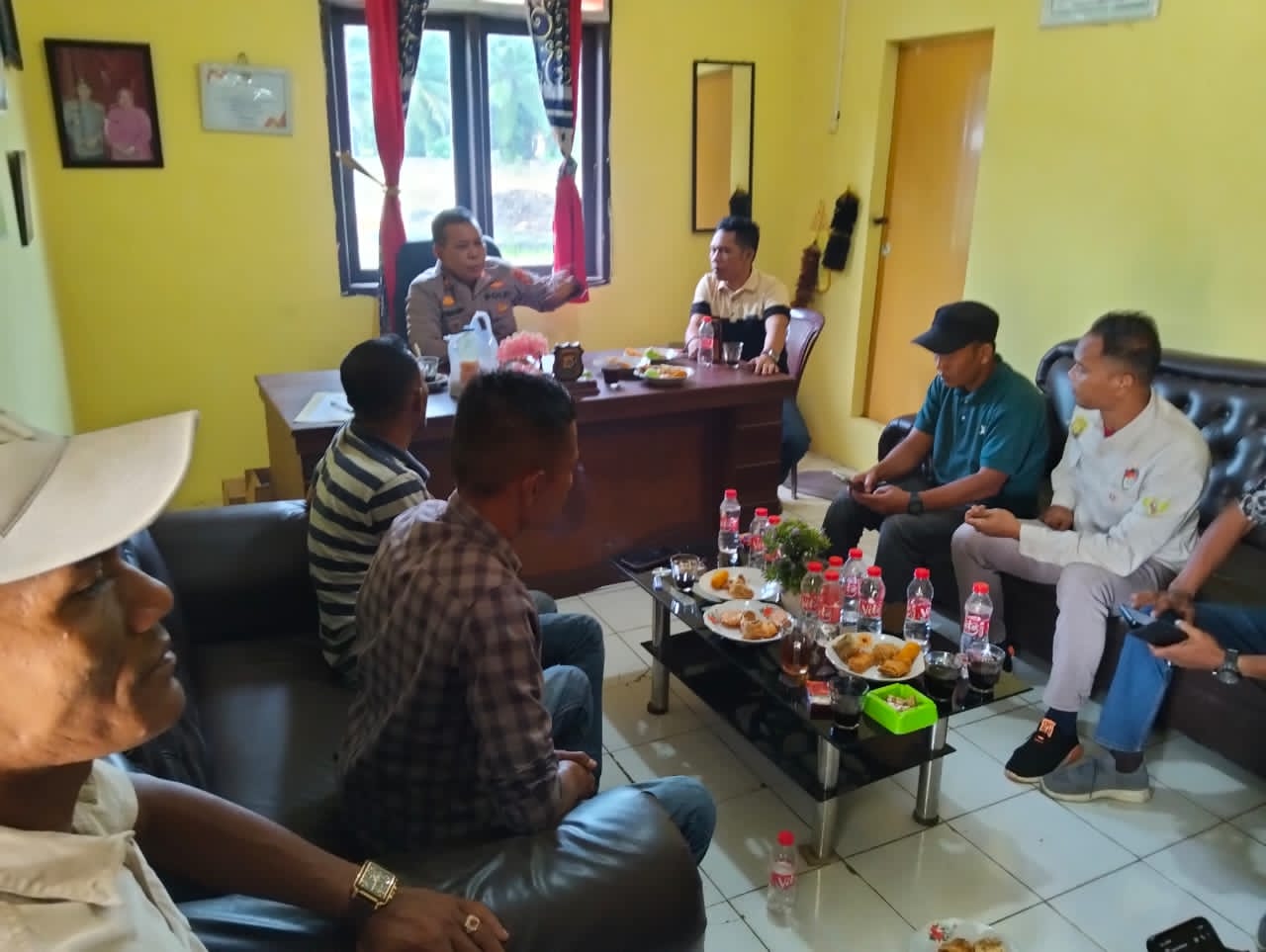 Kapolsek Runding, Iptu. Adiston Situmorang, SH. Himbau Kepada Masyarakat Agar tidak Termakan Isu Liar Terkait GPM