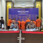 Dalam Press Release Polres Aceh Selatan : Kapolres Paparkan Sejumlah Kasus Yang Berhasil Ditangani