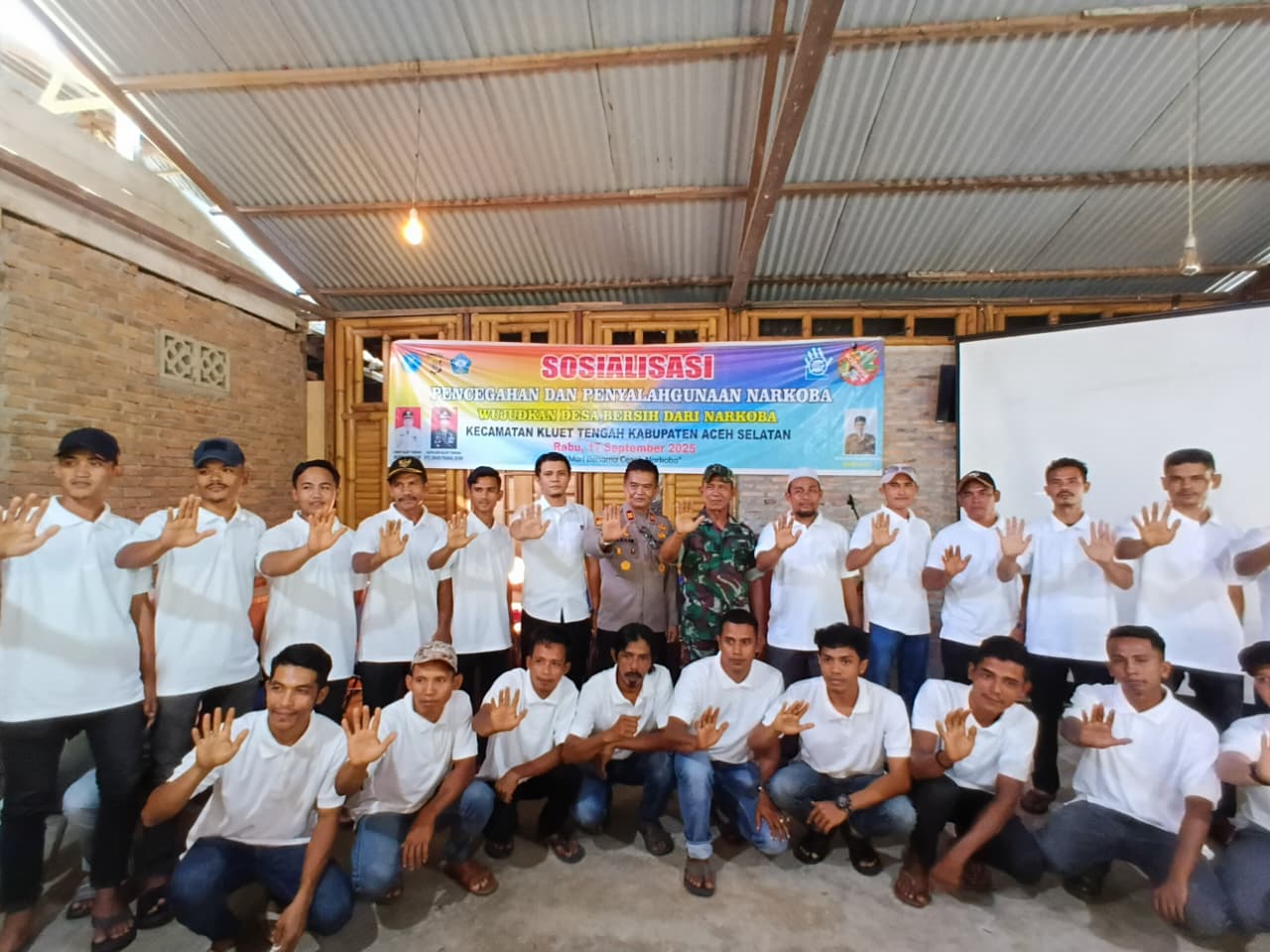 Satresnarkoba Polres Aceh Selatan Lakukan Sosialisasi Narkoba, Wujudkan Desa Bersinar di Kluet Tengah