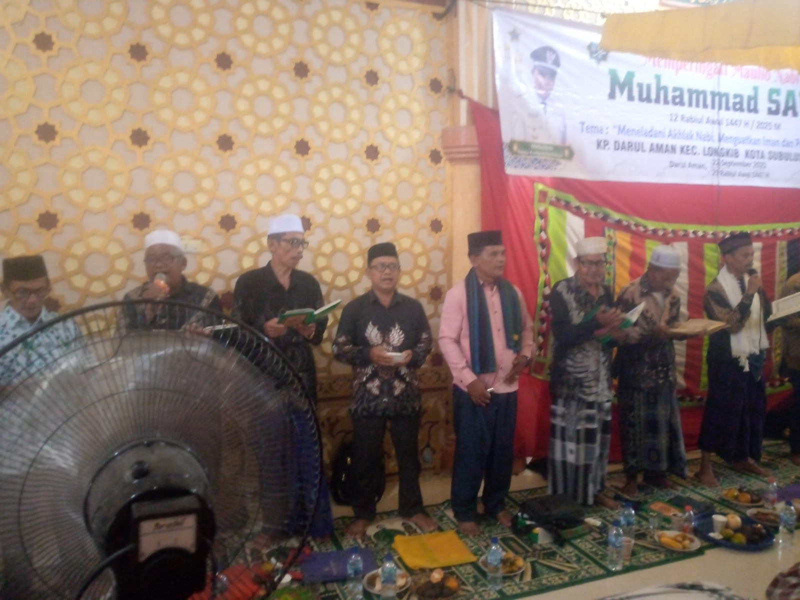 Masyarakat Desa Darul Aman Peringati Maulid Nabi Muhammad SAW 1447 H dengan Penuh Khidmat dan Kebersamaan