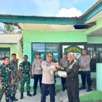 Dalam Rangka HUT TNI Ke 80 Para Kapolsek Jajaran Polres Aceh Selatan Berikan Kejutan Kepada Danramil Dalam Wilayah Kodim 0107/Asel