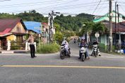Gatur Pagi, Sat Lantas Polres Aceh Selatan Atur Kelancaran Lalu Lintas di Jam Sibuk