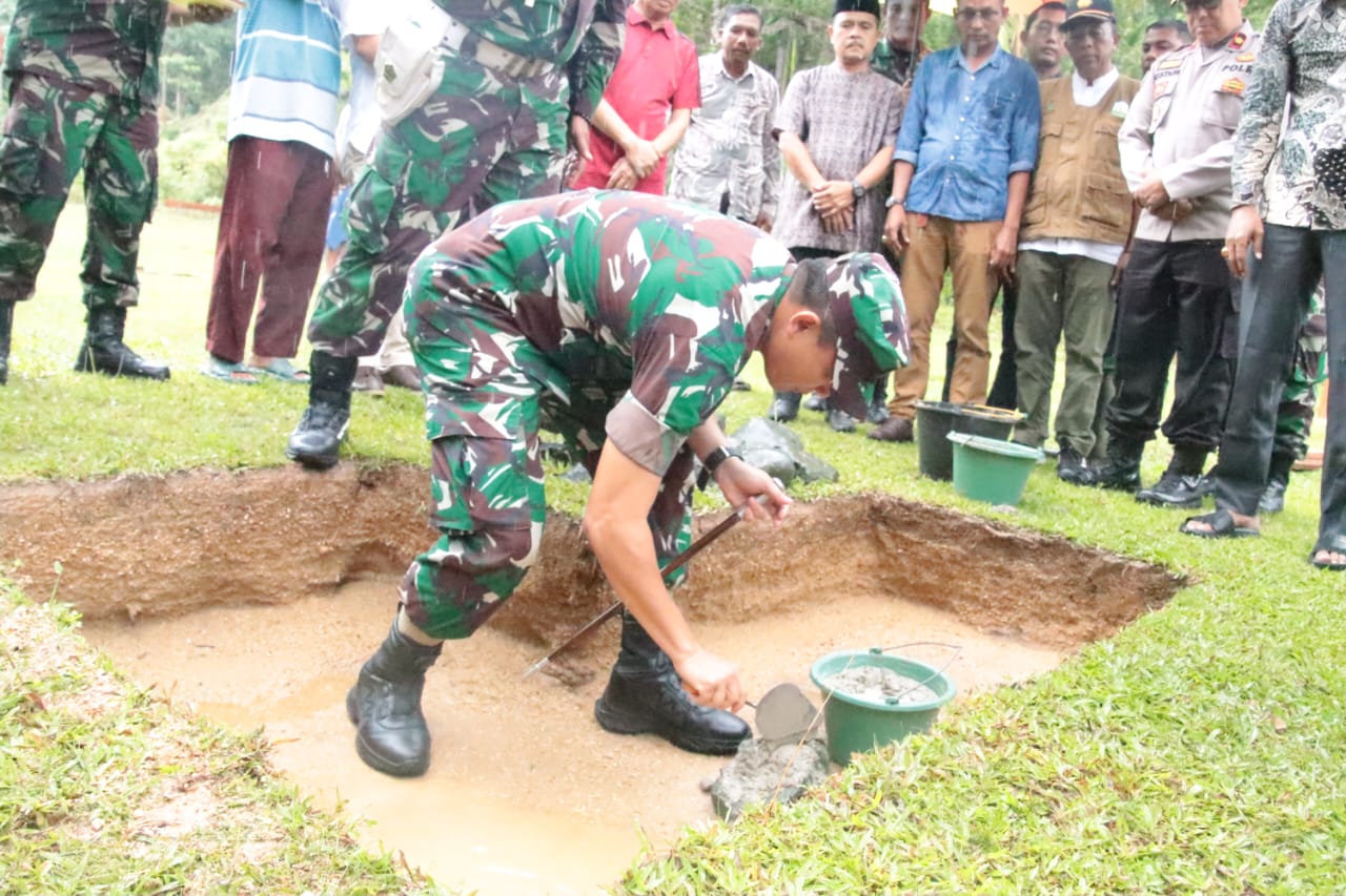 Dandim 0107/Aceh Selatan Bersama Forkopimda Hadiri Groundbreaking Koperasi Merah Putih