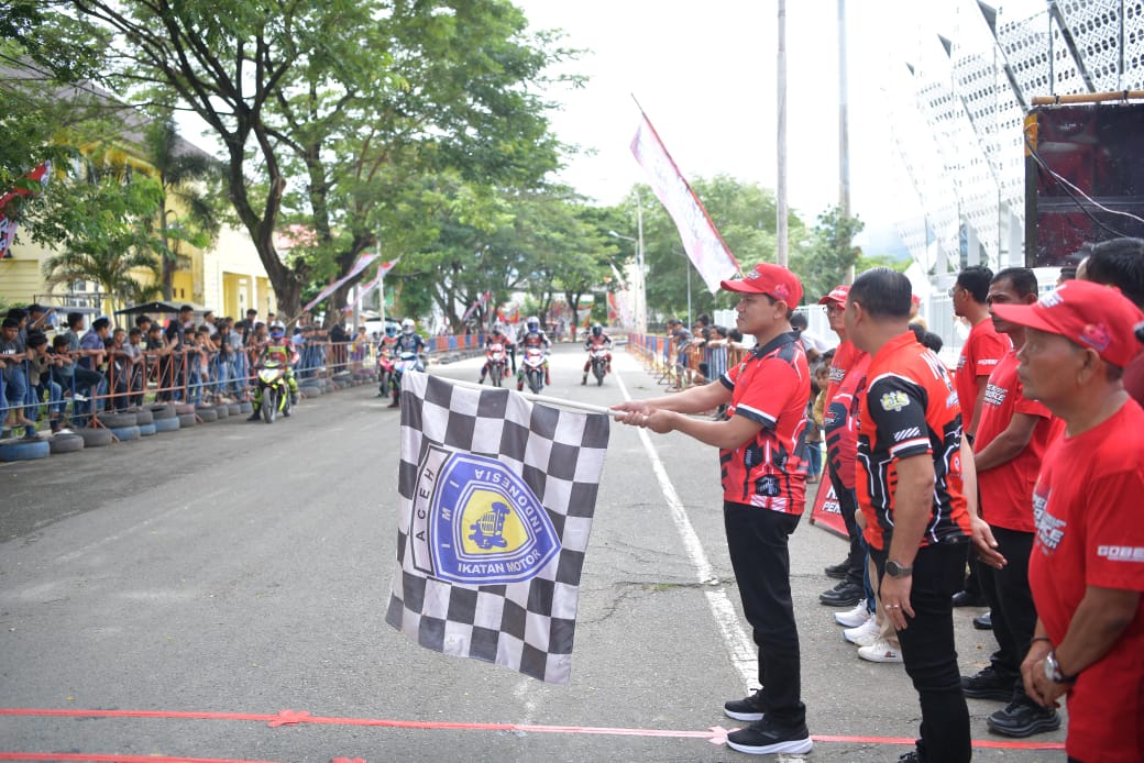 Wagub Aceh Buka Open Turnamen Road Race Pemerintah Aceh 2025
