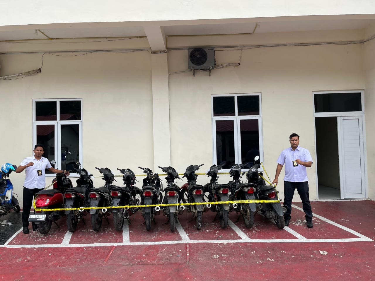 Satreskrim Polres Aceh Selatan Ungkap Kasus Curanmor, 10 Unit Sepeda Motor Diamankan