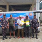 Dalam Rangka Menyambut HUT TNI ke-80, POS TNI AL Tapaktuan Mengadakan Kegiatan “Gerakan Pangan Murah”