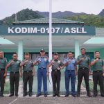 Dalam Rangka Kunjungan Kerja, Danlanal Simeulue Sambangi Dandim 0107 Aceh Selatan