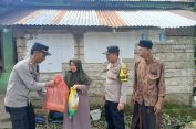Polsek Labuhanhaji Timur Lakukan Jumat Berkah, Salurkan Bantuan Sembako untuk Warga Kurang Mampu