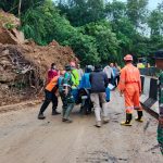 ‎Personel Gabungan TNI, Polri, BPBD dan Instansi Terkait Berjibaku Tangani Longsor di Jalur Batu Itam – Tapaktuan–Subulussalam
