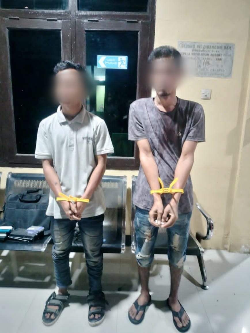 Polres Pidie Ungkap Kasus Pencurian di MIN 7 Sakti, Dua Pelaku Diamankan