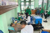 Wujud Kepedulian, Polres Aceh Selatan Berpartisipasi dalam Donor Darah Hari Juang TNI