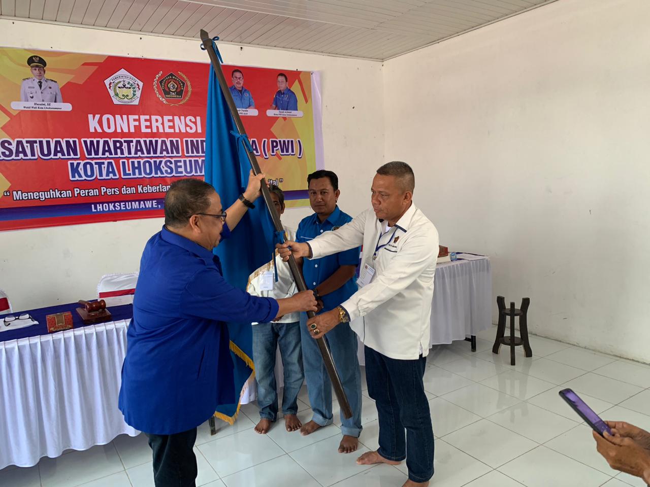 Sayuti Achmad Kembali Pimpin PWI Lhokseumawe Secara Aklamasi